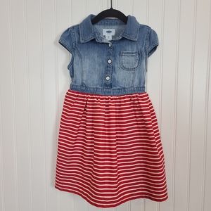 Girls Old Navy tiered short sleeved dress, Y5T